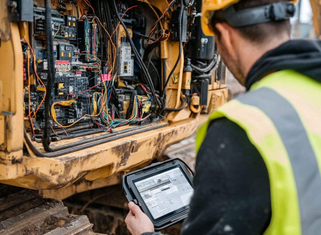 diagnostic engin de chantier